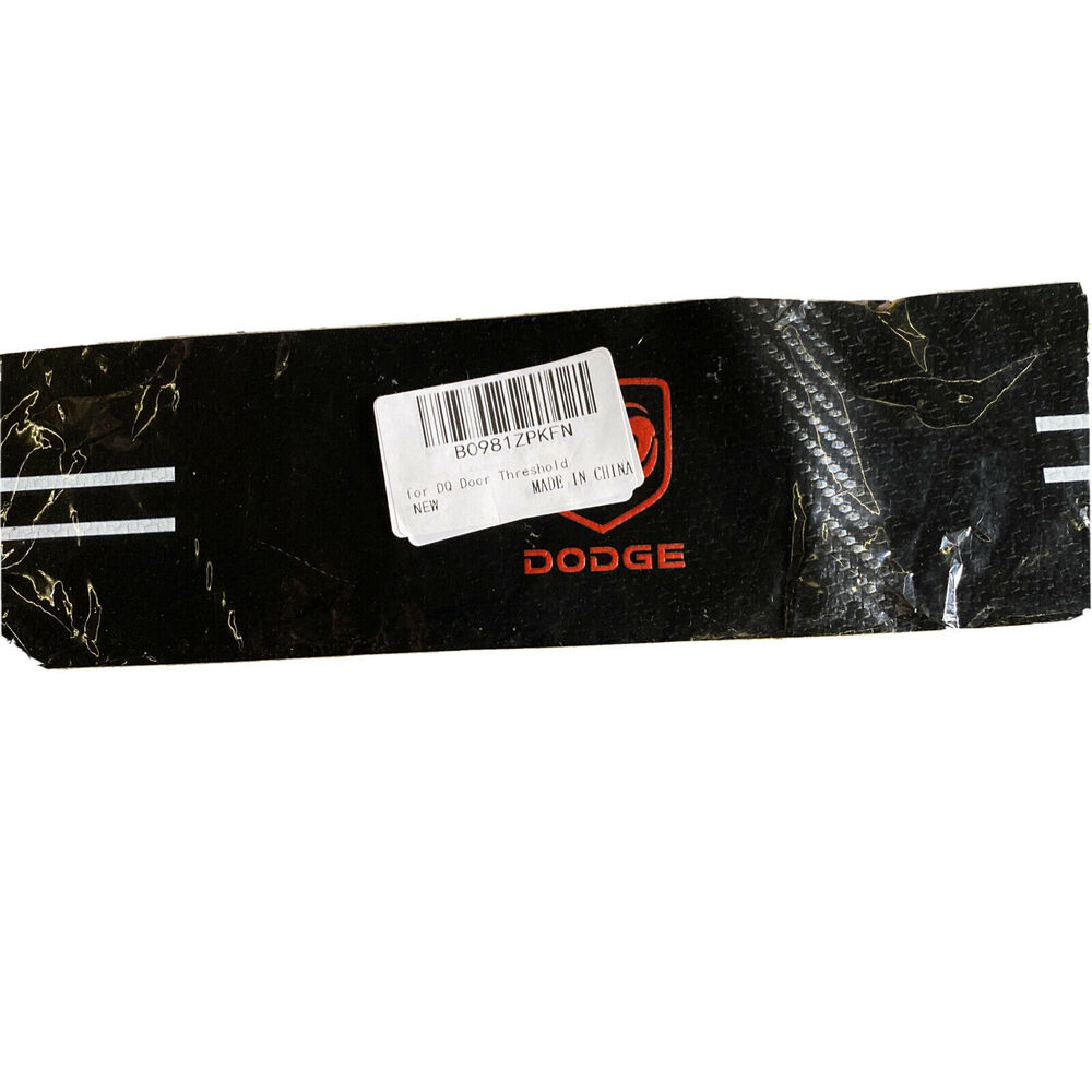 Dodge red & black threshold sticker NEW